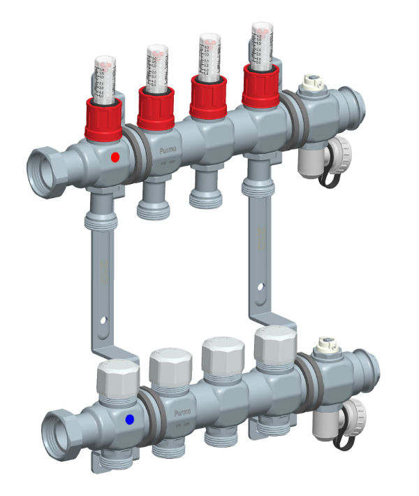 Purmo DSM - nowe rozdzielacze do ogrzewania podłogowego